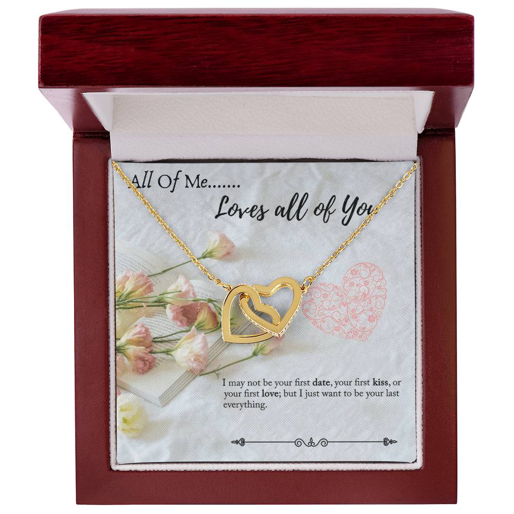 Gift For Significant Other - Gift For Wife - Gift For Girlfriend Interlocking Hearts Necklace