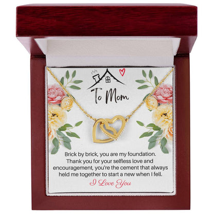 Perfect Necklace For Mom On Any Occasion Interlocking Hearts Necklace