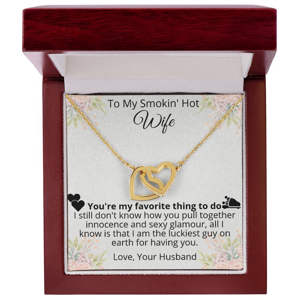 You'Re My Favorite Thing To Do - Interlocked Hearts Interlocking Hearts Necklace