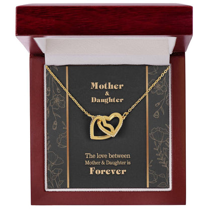 Mothers Day Interlocking Hearts Necklace Luxury