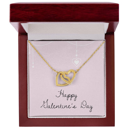 Happy Valentine'S Day - Necklace Interlocking Hearts Necklace