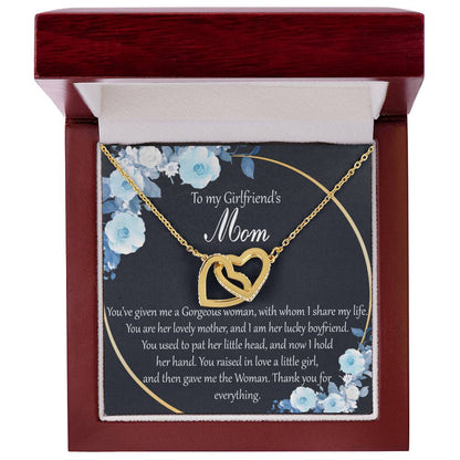 Interlocking Hearts To My Girlfriend’S Mom You’Ve Given Me A Gorgeous Woman With Whom I Share My Life Interlocking Hearts Necklace