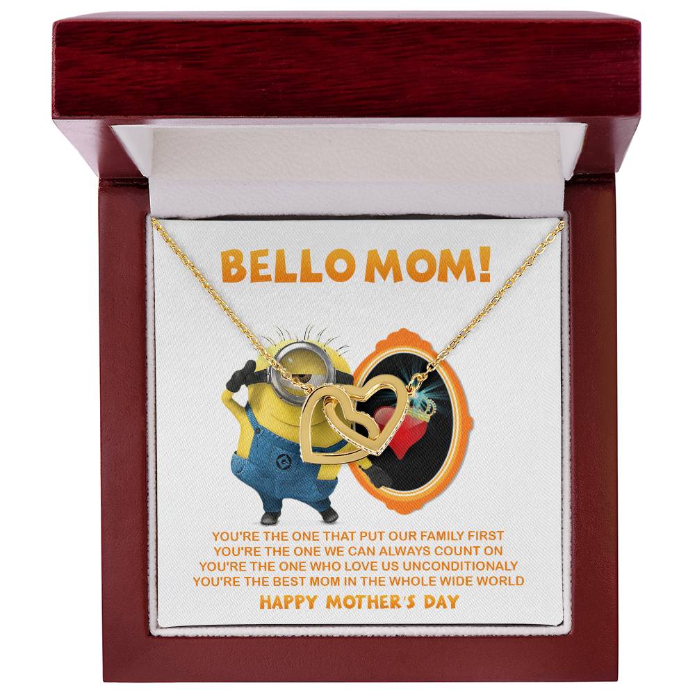 Bello Mom! - Happy Mother'S Day - Tmm17 Interlocking Hearts Necklace
