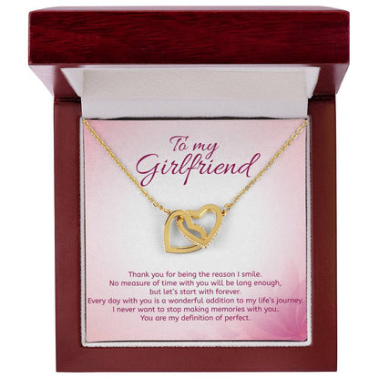 Interlocking Hearts Necklace For Your Girl