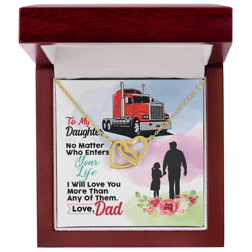 Trucker'S Daughter - Interlocking Heart Necklace Interlocking Hearts Necklace