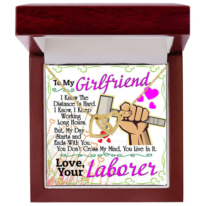 Laborer'S Girlfriend - Interlocking Heart Necklace Interlocking Hearts Necklace
