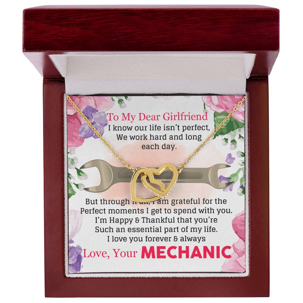 Mechanic'S Girlfriend - Interlocking Heart Necklace Interlocking Hearts Necklace