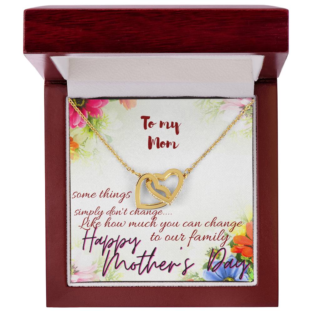 Mother'S Day Necklace Gift For Mom Mothers Day Gift To My Mom Necklace For Mom Mom'S Day Gift Mother Day Gift Set Interlocking Hearts Necklace