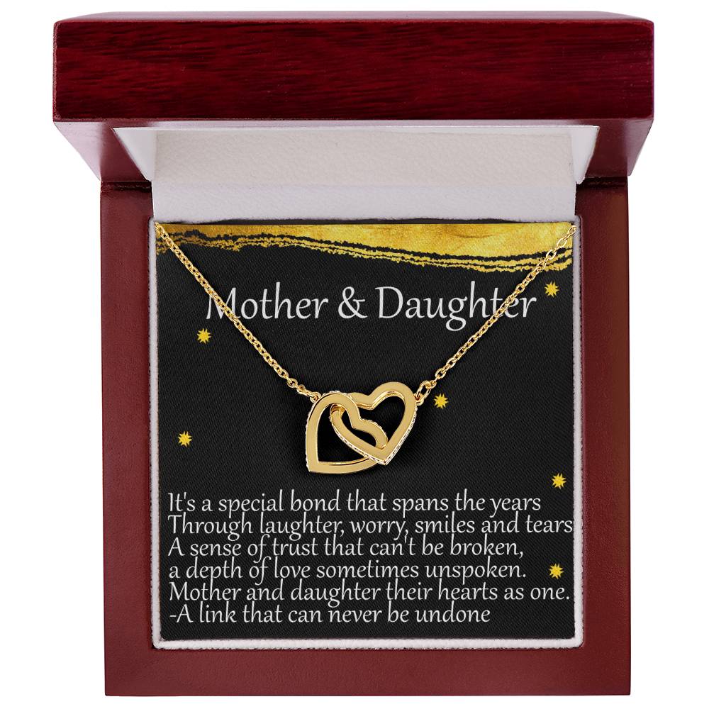 Mother & Daughter Interlocking Hearts Interlocking Hearts Necklace