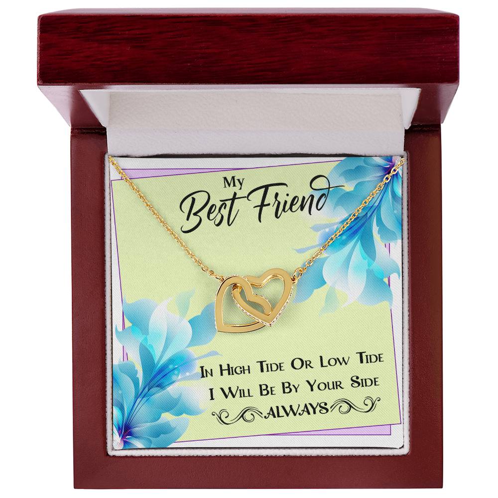 A Gift For Best Friend Interlocking Hearts Necklace