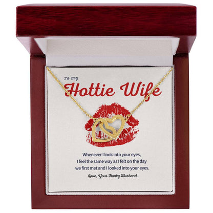The Love Knot Necklace Interlocking Hearts Necklace