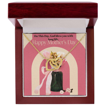 Happy Mother'S Dayike Mens Production Interlocking Hearts Necklace