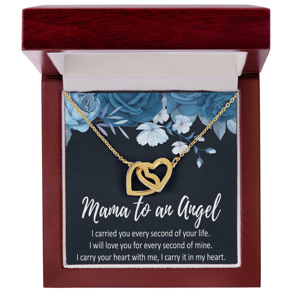 Miscarriage Necklace Gift For Moms Interlocking Hearts Necklace