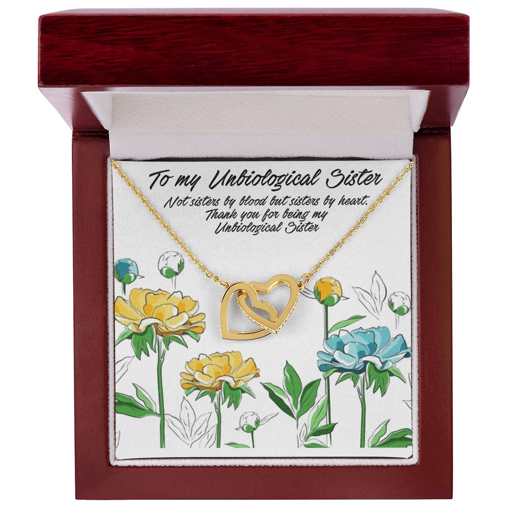 My Unbiological Sister Interlocking Hearts Necklace