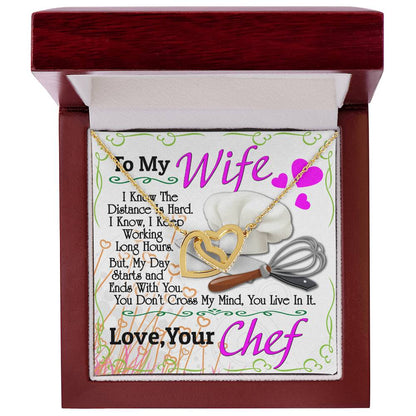 Chef'S Wife - Interlocking Heart Necklace Interlocking Hearts Necklace