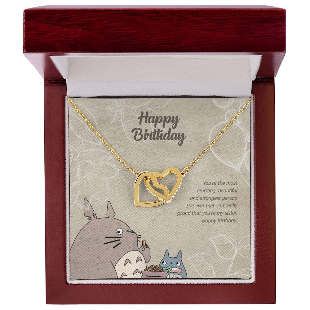 Sister'S Love - Interlocking Hearts Necklace