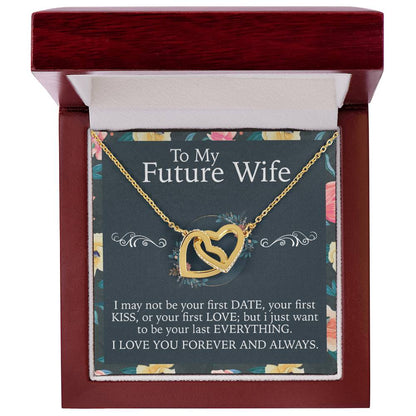 To My Future Wife Necklace Interlocking Hearts Necklace