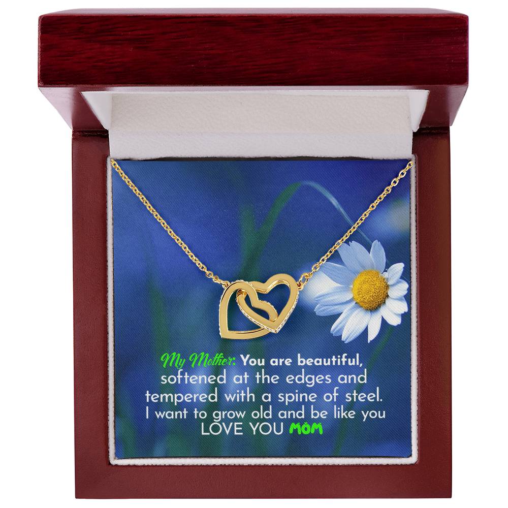 Mothers Day Gift From Daughter Son - Mother Necklace Gifts For Mom Mom Necklace Interlocking Hearts Interlocking Hearts Necklace