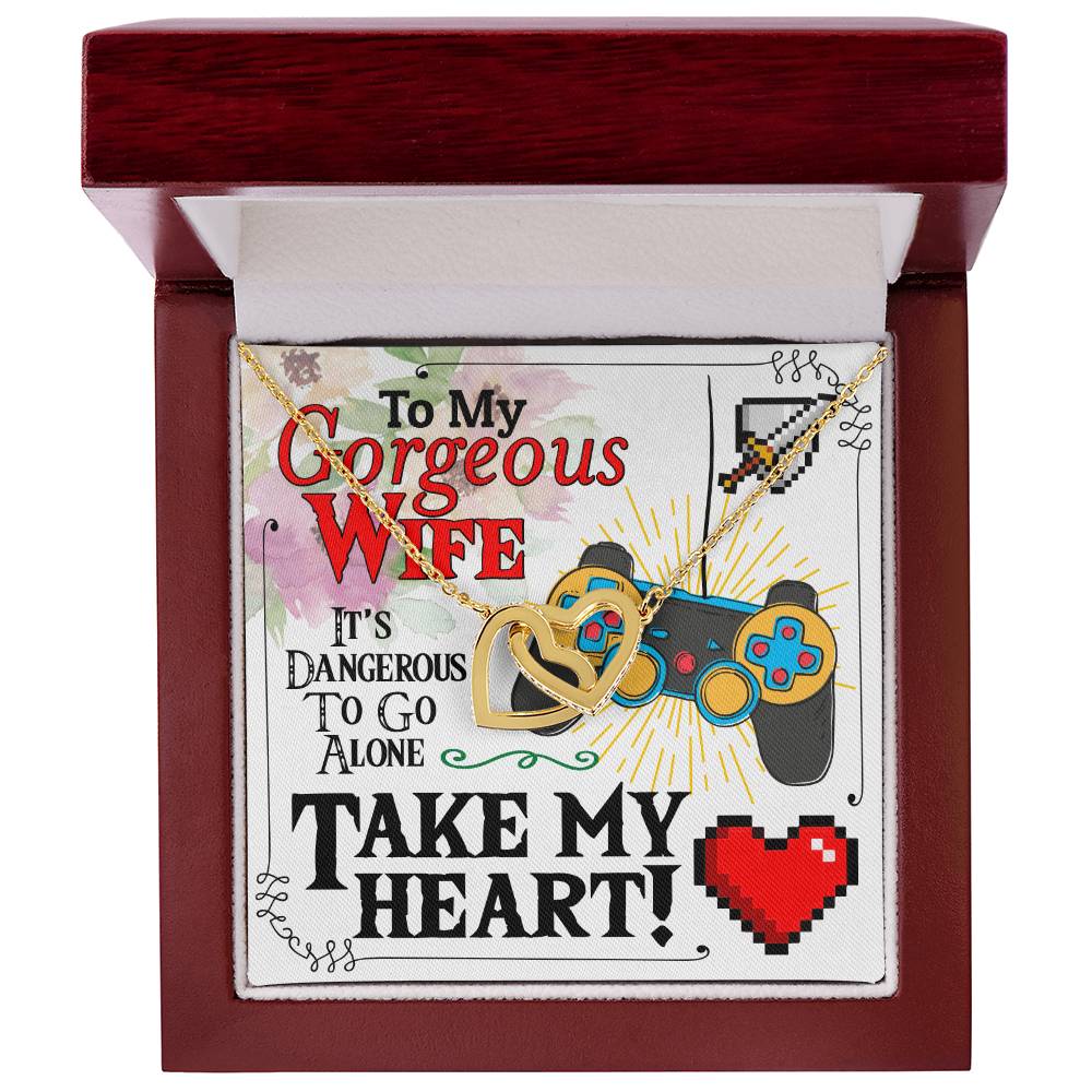 Gamer'S Wife - Interlocking Heart Necklace Interlocking Hearts Necklace