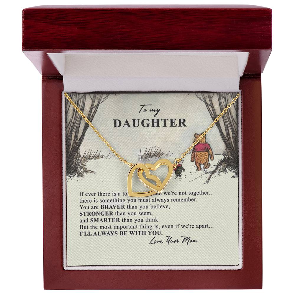 Interlocking Heart Necklace For Daughter Interlocking Hearts Necklace