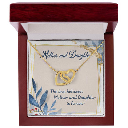Mother Daughter Necklace Mother Daughter Jewelry Mother Necklace Gifts Mom Daughter Necklace Necklace Gifts For Mom From Daughter Interlocking Hearts Necklace