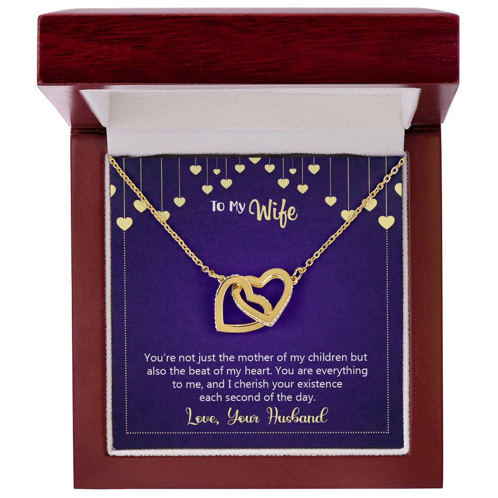 Interlocking Hearts Necklace Happy Anniversary You'Re Not Just The Mother Of My Children