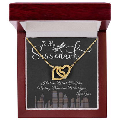 To My Sassenach - Interlocking Heart Interlocking Hearts Necklace