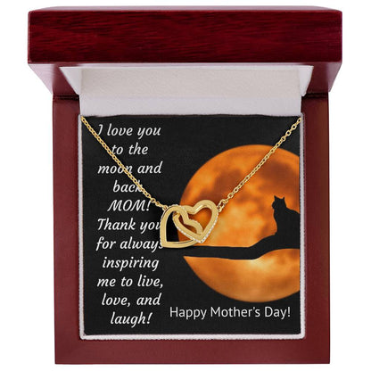 Interlocking Hearts - Mother'S Day Necklace Interlocking Hearts Necklace