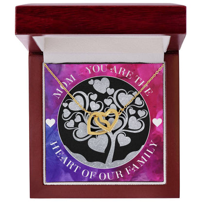 Heart Mom Interlocking Hearts Necklace