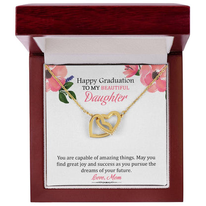 My Successful Daughter' - Limited Stock Interlocking Hearts Necklace