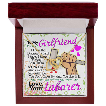 Laborer'S Girlfriend - Interlocking Heart Necklace Interlocking Hearts Necklace