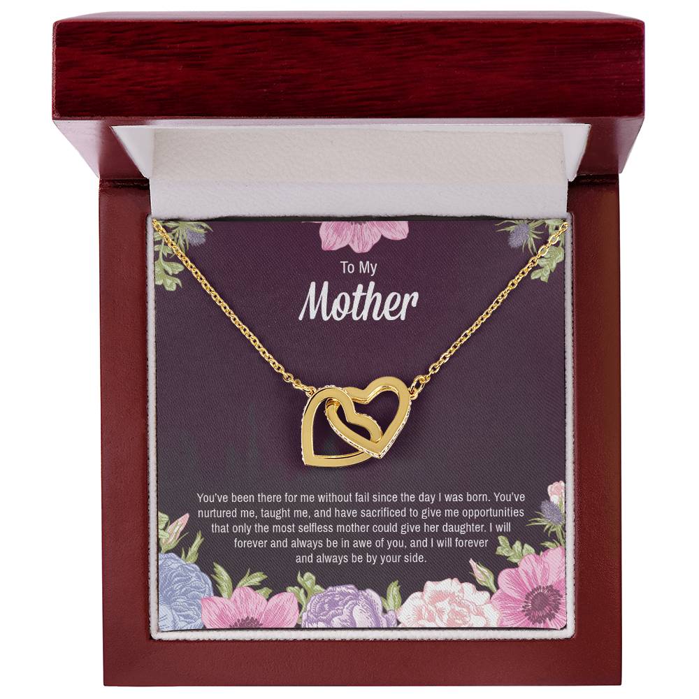 Interlocking Hearts Necklace For Mother
