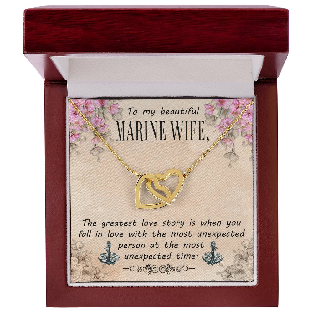 Interlocking Hearts Necklace Anniversary Gift For Wife Gift For Her From Husband Gift For Her Mothers Day Gift Valentines Day Gift Gifts For Wife Christmas Gift