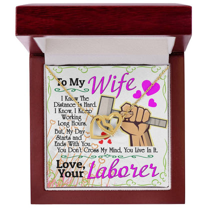 Laborer'S Wife - Interlocking Heart Necklace Interlocking Hearts Necklace