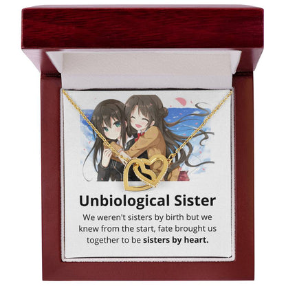 Sisters By Heart - Necklace Interlocking Hearts Necklace