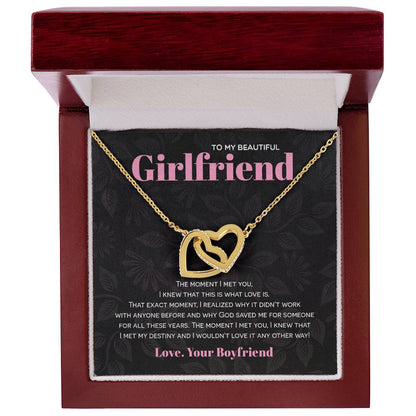 Interlocking Hearts - God Saved Me For You Interlocking Hearts Necklace