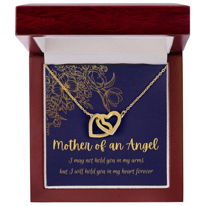 Mother Of An Angel - Interlocking Hearts Interlocking Hearts Necklace