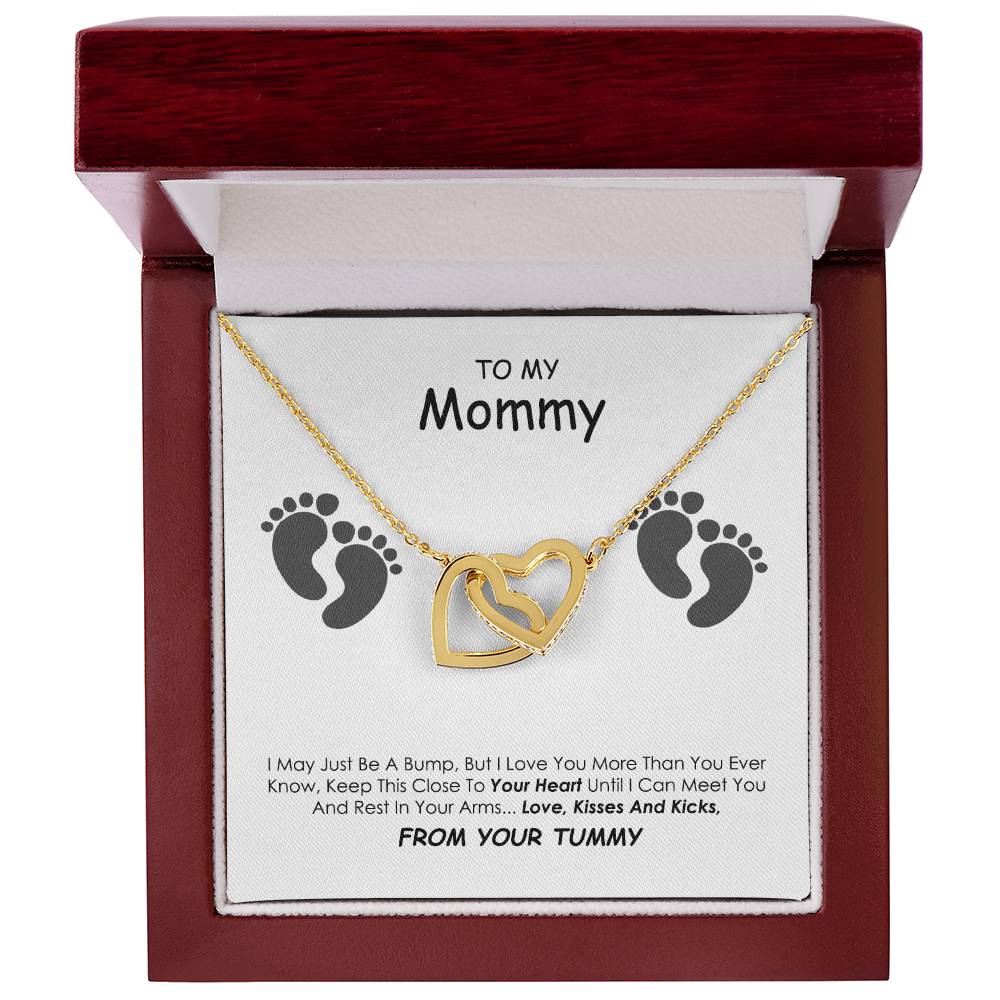 To My Mom-Personalized Gift For Mom Mothers Day Gift Necklace For Mom Mother'S Day Gift Gifts For Mom Mom Necklace To My Mom Best Mom Interlocking Hearts Necklace