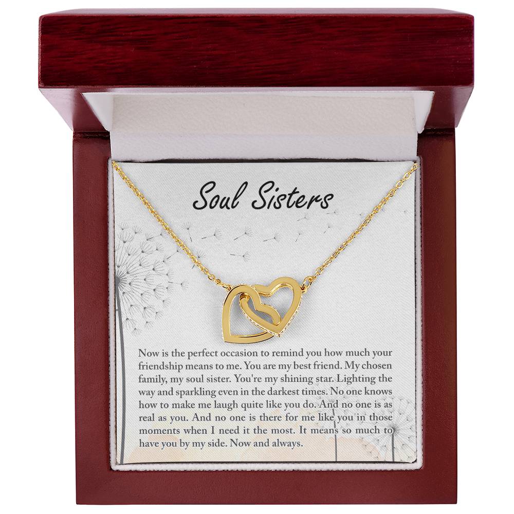 Soul Sisters - Necklace Interlocking Hearts Necklace