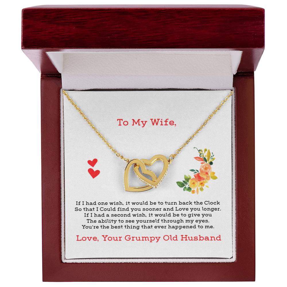 Old Man'S Wife - Interlocking Heart Necklace Interlocking Hearts Necklace