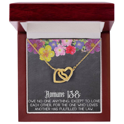 Interlocking Heart - Love Each Other Interlocking Hearts Necklace