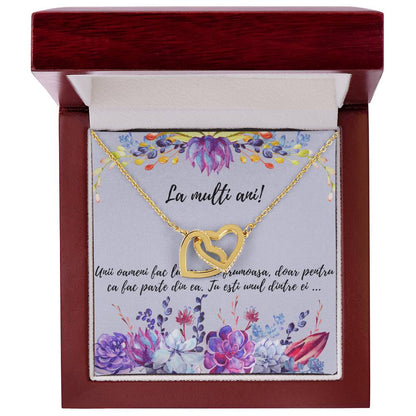 Unii Oameni Fac Lumea Mai Frumoas? Doar Pentru C? Fac Parte Din Ea! Interlocking Hearts Necklace