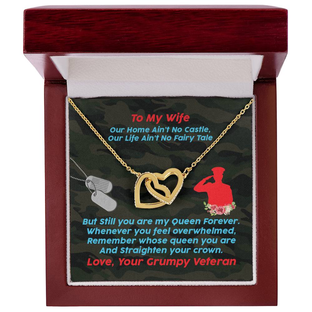 Veteran'S Wife - Interlocking Heart Necklace Interlocking Hearts Necklace