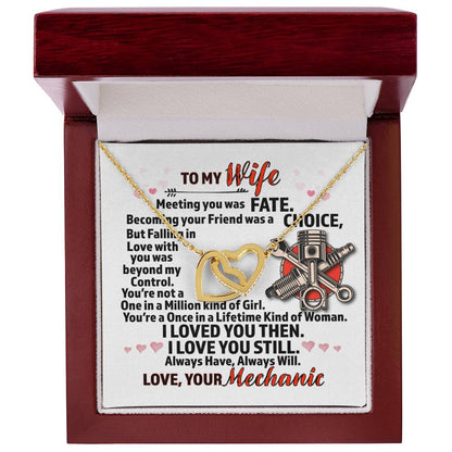 Mechanic'S Wife - Interlocking Heart Necklace Interlocking Hearts Necklace