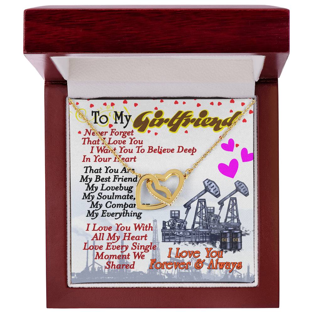 Oilfield Man'S Girlfriend - Interlocking Heart Necklace Interlocking Hearts Necklace