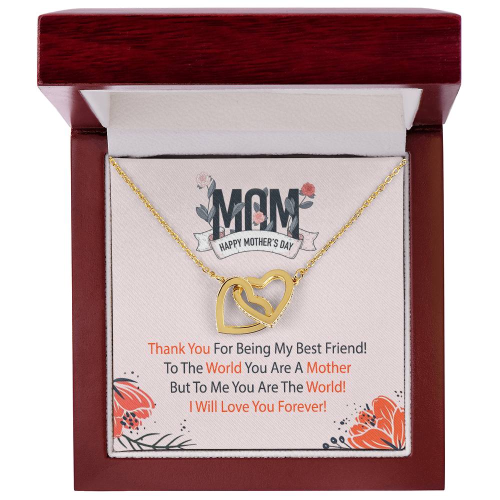 The Perfect Mother'S Day Gift. Interlocking Hearts Necklace