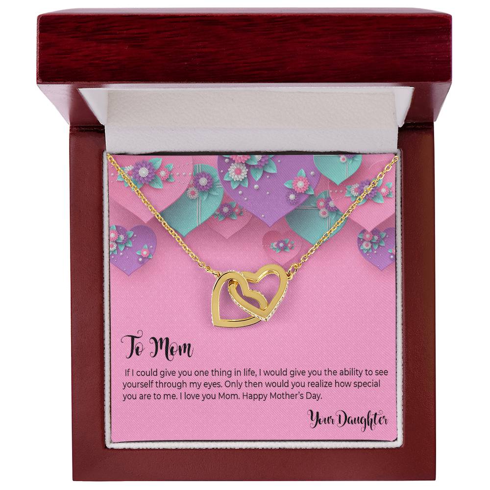 Give Your Mother The Necklace She Will Always Remember Interlocking Hearts Necklace