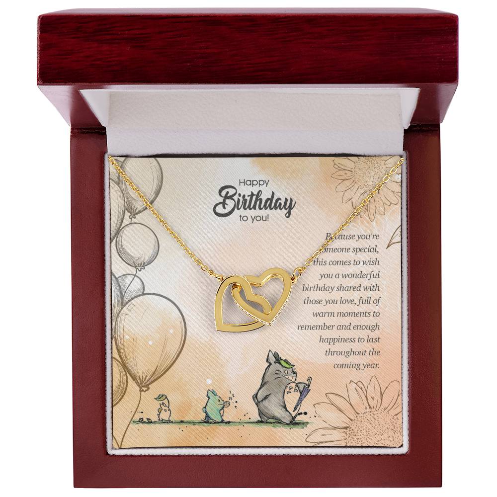 Warm Love - Interlocking Hearts Necklace