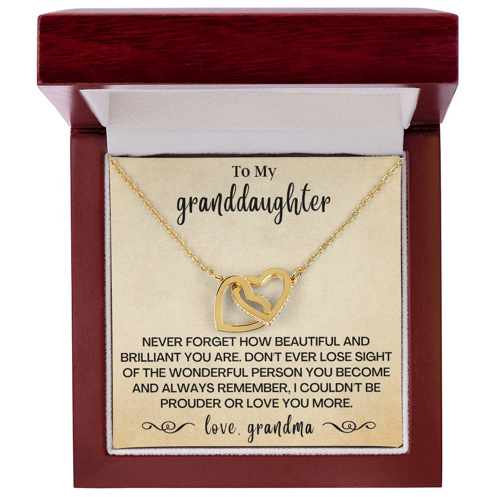 Happy Birthday Or Just To Say I Love You - Two Hearts Necklace Interlocking Hearts Necklace