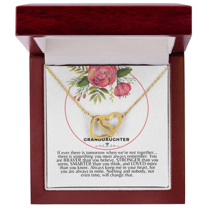 Interlocking Hearts Necklace To Granddaughter